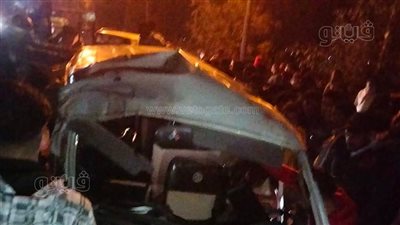 أسماء ضحايا ومصابي حادث تصادم ميكروباصين وملاكي بالغربية