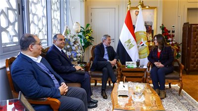 وزيرة التنمية المحلية تستقبل سفير إيطاليا بالقاهرة لبحث مجالات التعاون المشترك