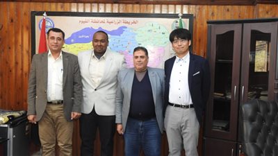 مستشار الري الحديث للزراعة في اليابان يزور الفيوم