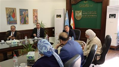 رئيس جامعة الإسكندرية يشهد اللقاء التعريفي بمتطلبات النداء الثاني
