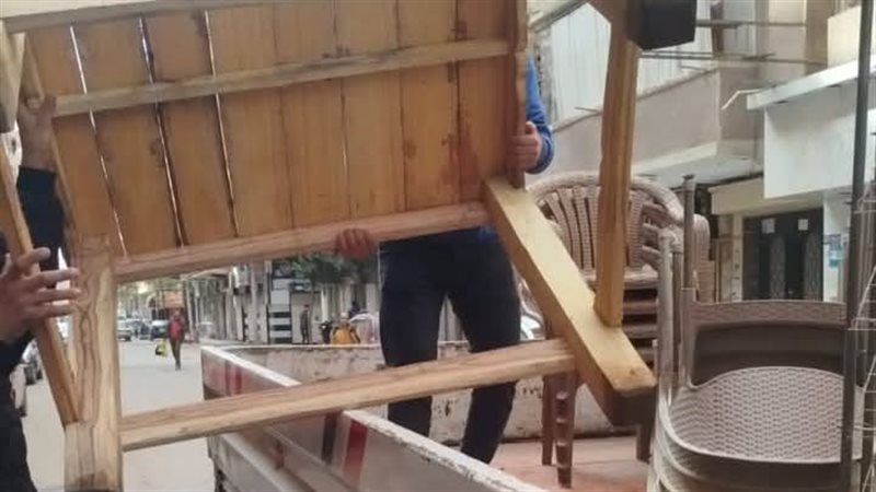رفع إشغالات بالبحيرة