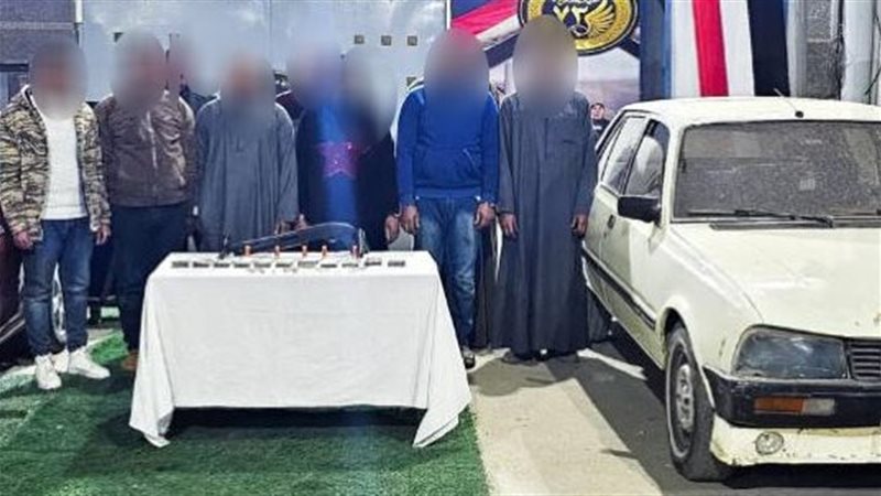ضبط تشكيل عصابي بالقليوبية،