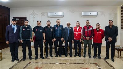 محافظ شمال سيناء يستقبل وفدا تركيا رفيع المستوى