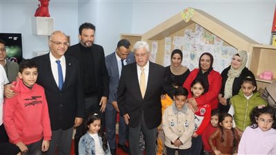 وزير التعليم العالي ومحافظ القليوبية في زيارة تفقدية لمصابي غزة بمستشفى الناس الخيري