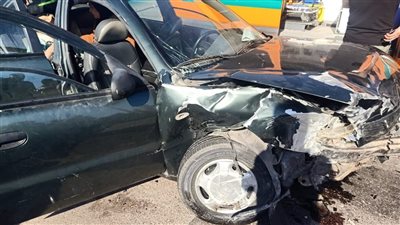 إصابة 3 أشخاص إثر حادث تصادم في القليوبية