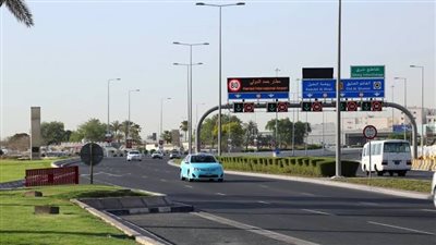 فتح طريق الرماية بالجيزة بعد حادث تصادم 