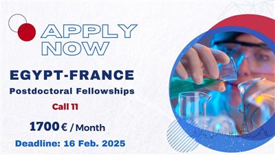 فرصة مميزة للباحثين المصريين للتدريب العملي في فرنسا، تعرف على الشروط