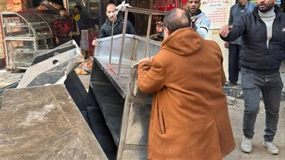 محافظة الجيزة ترفع 600 حالة إشغال بكفر طهرمس والمنشية بالهرم 