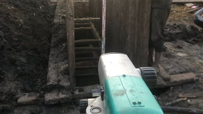 تنفيذ أعمال شبكة الانحدار بقرية دسونس لتحسين خدمات الصرف الصحي بالبحيرة 