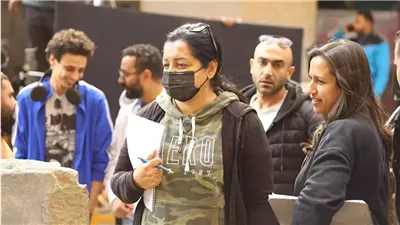 شيرين عادل تبث لقطات من تصوير مسلسل الأميرة