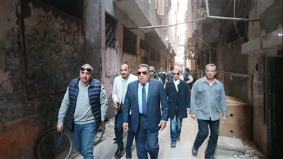 محافظ الدقهلية يوجه بالانتهاء من أعمال تطوير ورفع كفاءة شوارع ميت حدر (صور)