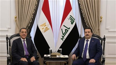 بدء جلسة المباحثات الموسعة المصرية العراقية برئاسة رئيسى وزراء البلدين