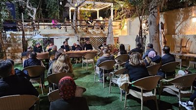 أمسية شعرية وموسيقية فلسطينية بأتيليه العرب للثقافة والفنون (صور) 