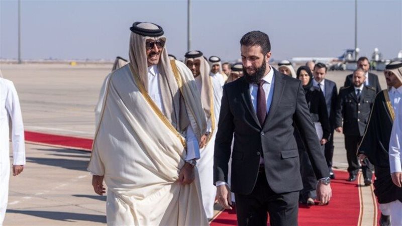 الأمير القطى يصل