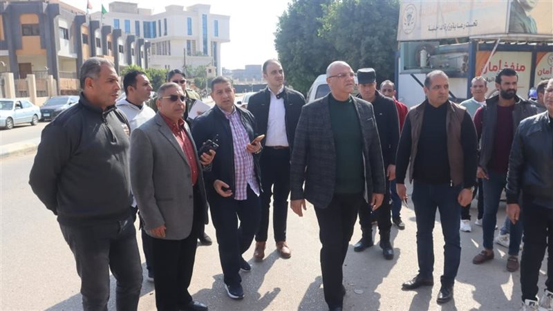 محافظ القليوبية خلال