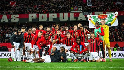 عبد المنعم أساسيا، تشكيل نيس أمام جليمت في الدوري الأوروبي 