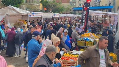 استمرار فعاليات سوق اليوم الواحد بشارع قناة السويس بالمنصورة اليوم وغدا السبت أسبوعيا