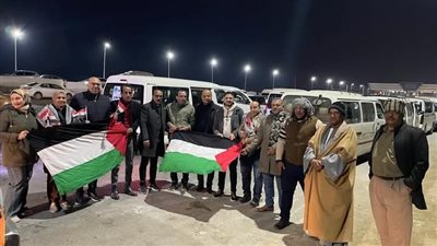مئات من أبناء الفيوم يتوجهون إلى معبر رفح رفضًا لتهجير الفلسطينيين (صور)