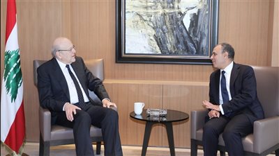 وزير الخارجية يؤكد دعم مصر للبنان خلال لقائه مع رئيس حكومة تسيير الأعمال