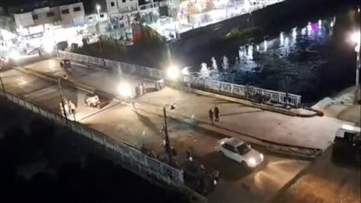 بدء التشغيل التجريبي لكوبري نبروه لافتتاحه خلال العيد القومي للدقهلية