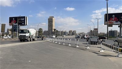 أول صور لبدء غلق شارع الأهرام بالجيزة لمدة 6 سنوات 