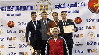 لاعبو مصارعة المشروع القومي بكفر الشيخ يحصدون خمس ميداليات فى بطولة الجمهورية