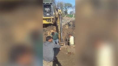 محافظ كفرالشيخ يوجه بإصلاح كسر في خط مياه الشرب بقرية سد خميس