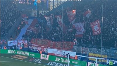 جماهير فرايبورج الألماني تحيي ذكرى شهداء الأهلي 