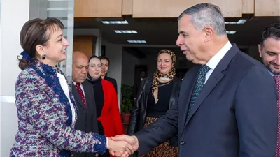 محافظ الإسكندرية يستقبل سفيرة رومانيا بالقاهرة لتوطيد أواصر التعاون بين البلدين