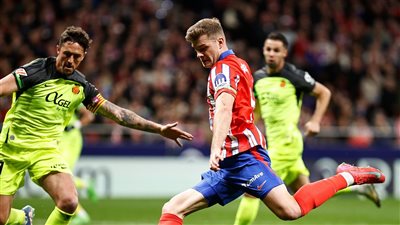 أتلتيكو مدريد يفوز على مايوركا 0/2 في الدوري الإسباني