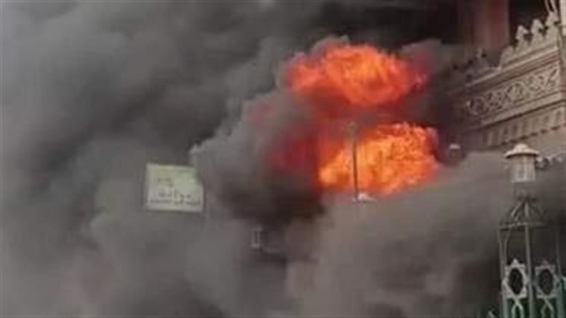 حريق في مستشفي 15
