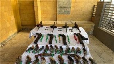 حملة أمنية فى أسيوط تضبط 10 قضايا مخدرات و45 سلاحا ناريا