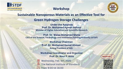 المعهد القومي للمعايرة يناقش تحديات تخزين الهيدروجين الأخضر