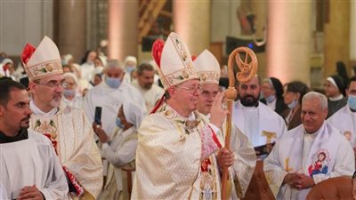 مطران اللاتينية بمصر يترأس احتفالية يوبيل المكرسين