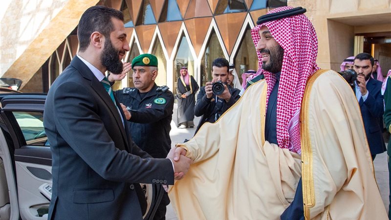 محمد بن سلمان والشرع،