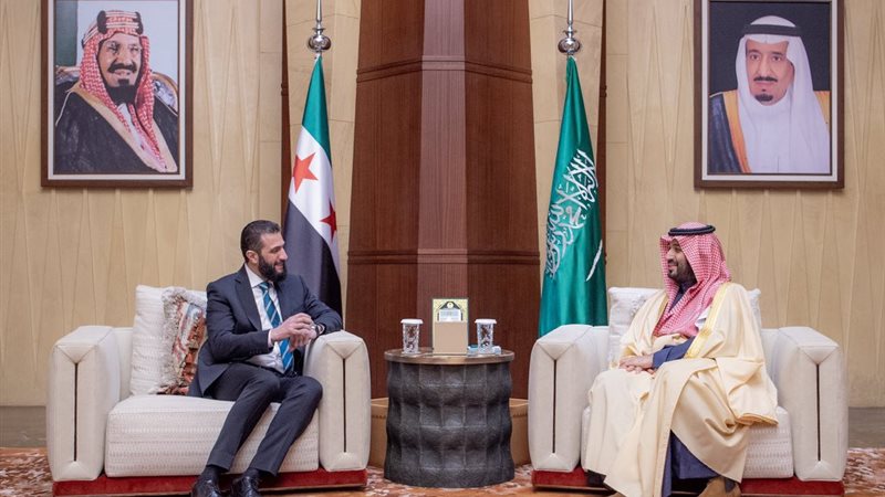 محمد بن سلمان والشرع،
