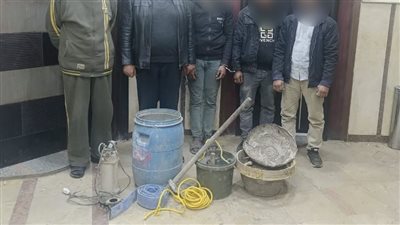 القبض على 5 أشخاص بتهمة التنقيب عن الآثار في الدرب الأحمر 