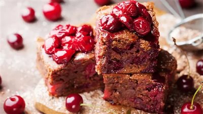 طريقة تحضير براونيز الشوكولاته والكرز سهلة ولذيذة لأطفالك