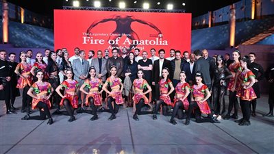 وزير الثقافة ومحافظ جنوب سيناء يشهدان عرض نيران الأناضول على المسرح الروماني بشرم الشيخ