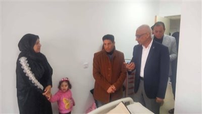 محافظ شمال سيناء يزور الجرحى الفلسطينيين في مستشفى بئر العبد التخصصي (صور)