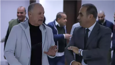 أبو ريدة يصطحب رئيس الاتحاد الليبي في جولة بمركز المنتخبات الوطنية (صور)