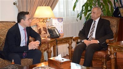 الأكاديمية العربية للعلوم والتكنولوجيا تستقبل رئيس جامعة سالامانكا الإسبانية