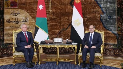 الرئيس السيسي وملك الأردن يتبادلان التهاني بعيد الفطر المبارك