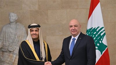 وزير الخارجية القطري عقب لقاء الرئيس اللبناني: نسعى لتنفيذ المرحلة الثانية باتفاق غزة