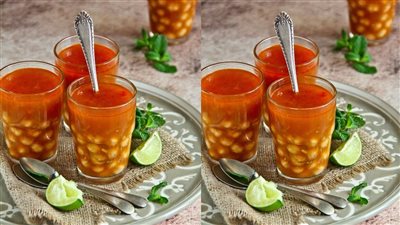 طريقة عمل حمص الشام، مشروب الدفء والطاقة