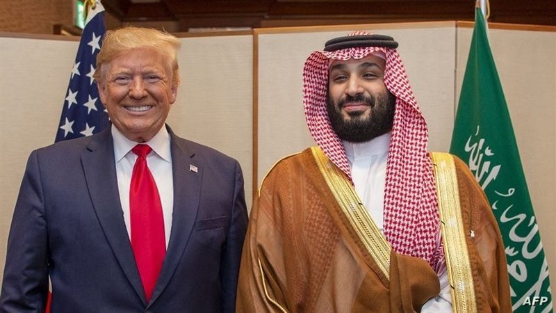 بن سلمان وترامب،