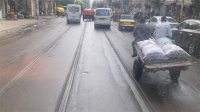 سقوط أمطار متوسطة في الإسكندرية