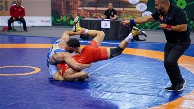 معسكرات داخلية لتجهيز منتخب المصارعة للبطولة الأفريقية