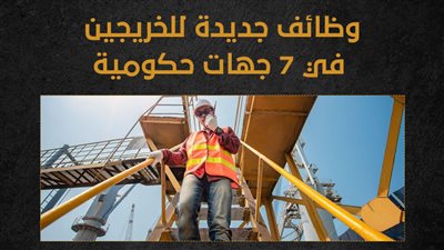 وظائف جديدة للخريجين في 7 جهات حكومية (إنفوجراف)