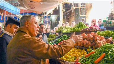 محافظ الإسكندرية يتفقد سوق باكوس للاطمئنان على توافر السلع بأسعار مناسبة